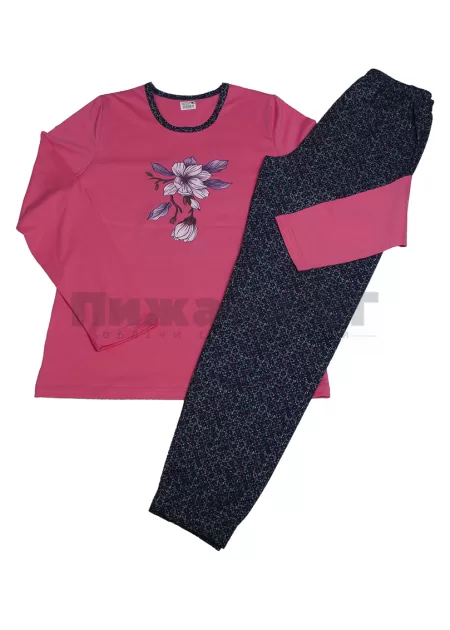 Памучна дамска пижама Златев 154-4 трико