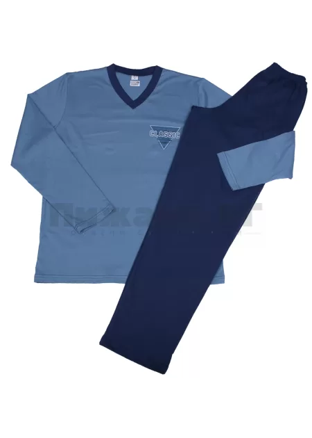Памучна мъжка пижама Златев 154-7 трико
