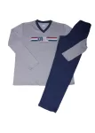Сива мъжка пижама Златев One Step 154